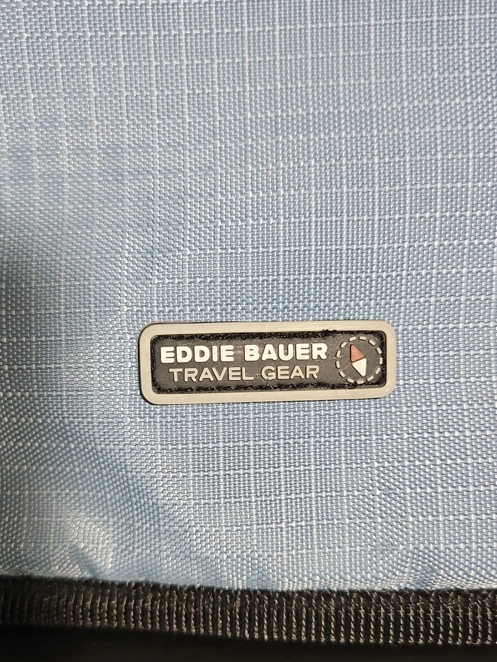 Eddie Bauer Travel Gear Light Blue/Black Crossbody Bag
